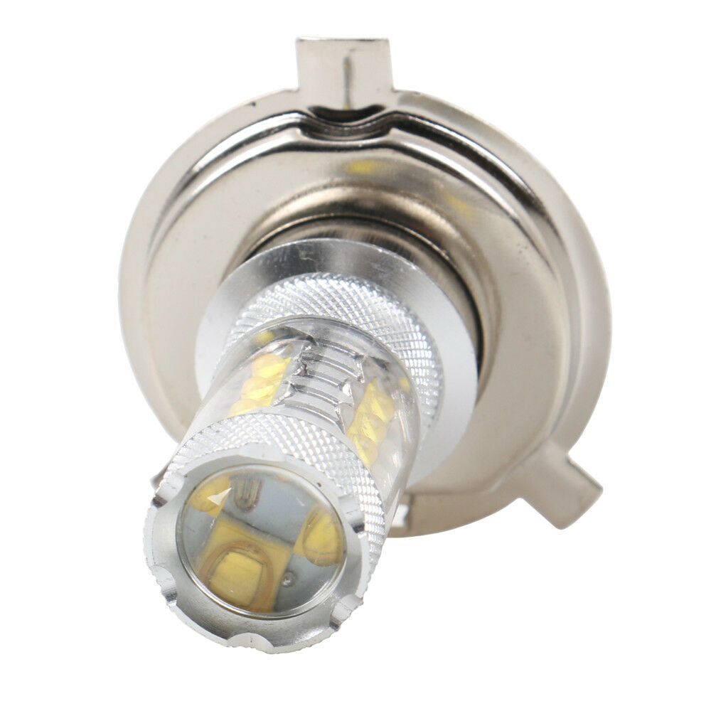 80W H4 9003 COB LED Motorcycle Headlight Hi/Lo Beam Front Light Bulb Lamp 6000K