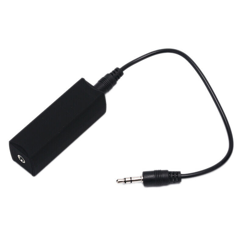 Ground Loop Noise Filter Isolator 3.5mm Cable For Home Stereo Car Audio Syst Tt