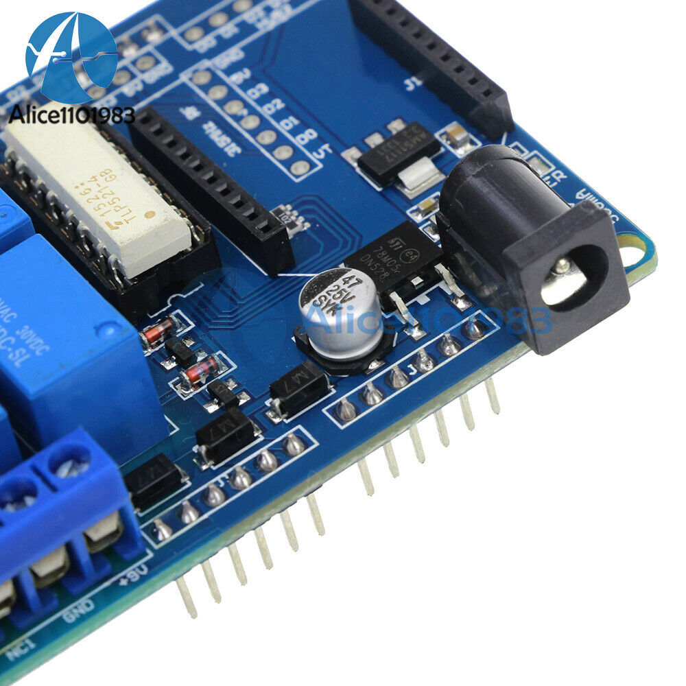 70W DC 9V 4 Mechanical Relay Module Shield For Arduino UNO R3 XBEE 315 433MHz RF