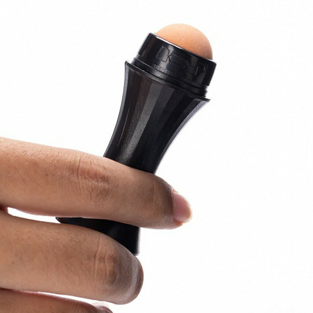 Face Oil Absorbing Volcanic Stone Roller Reusable Skincare Tool for At-Home