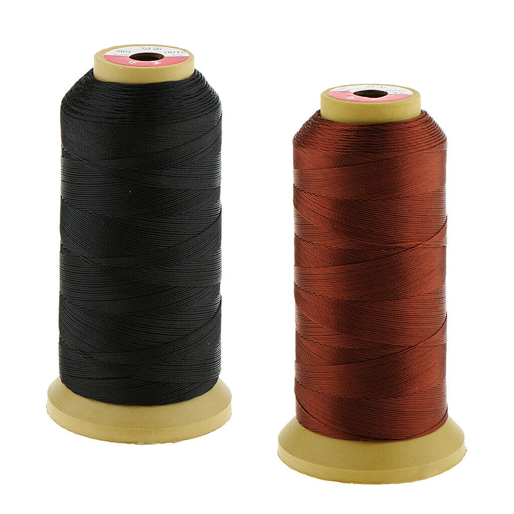 2pcs Hair Sewing Thread Sewing Bangs Thread Hair Extension Decor 0.4mm