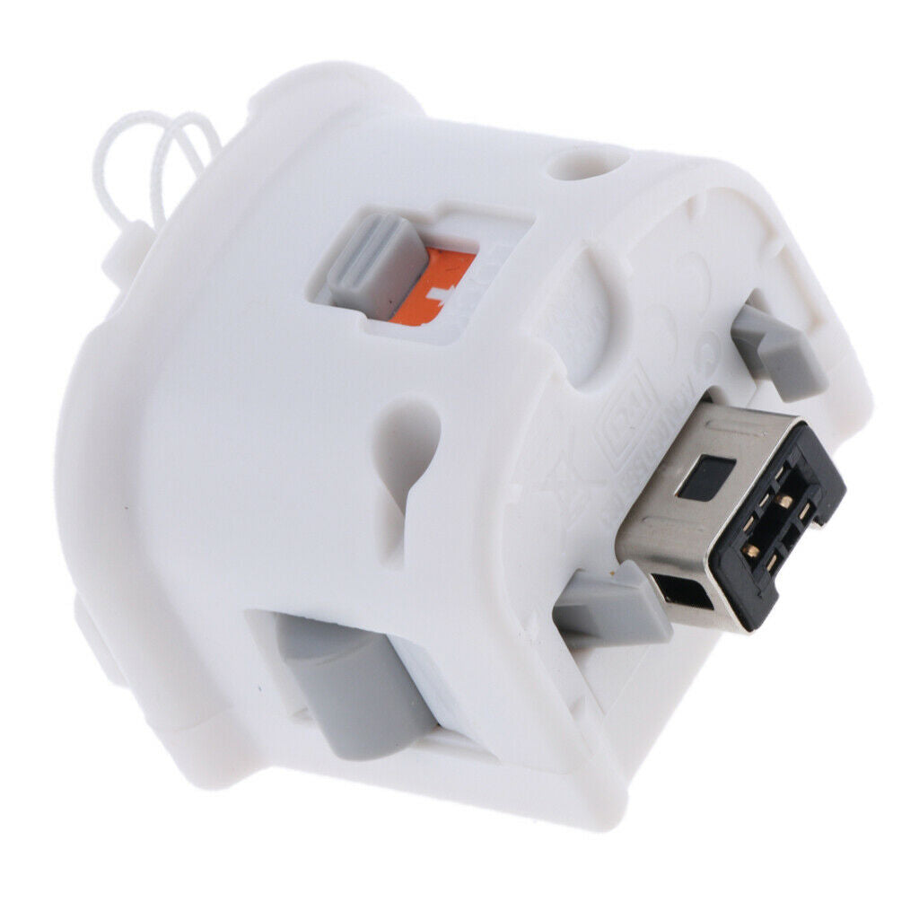 White Motion Plus External Sensor Adapter for   Wii Remote Controller