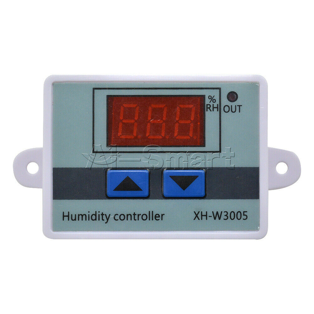 LED Digital Display Humidity Controller W3005 AC110-220V 1500W ABS