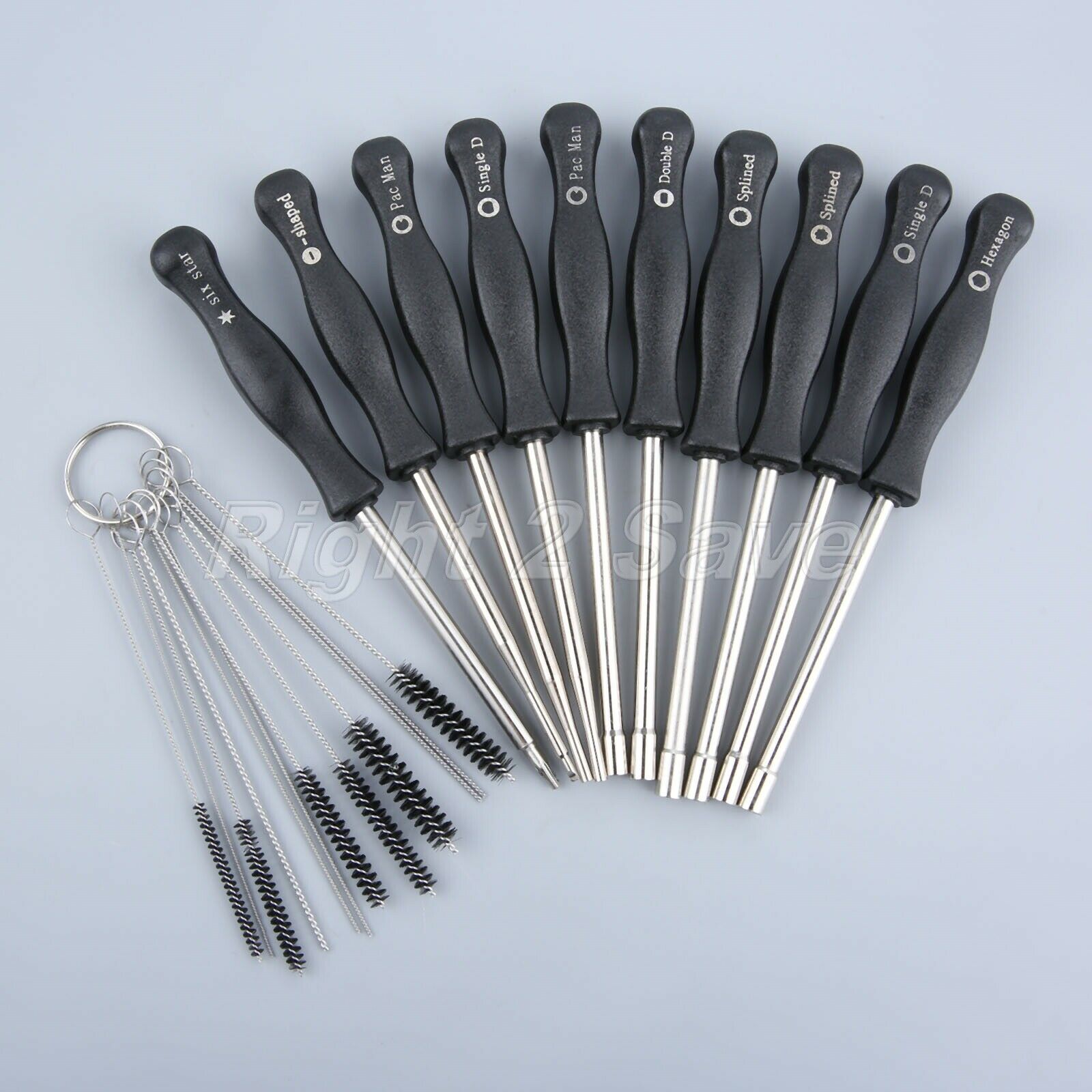 10Pcs Trimmer Carburetors Screwdriver Tool Parts For Walbro Stihl Husqvarna Zama