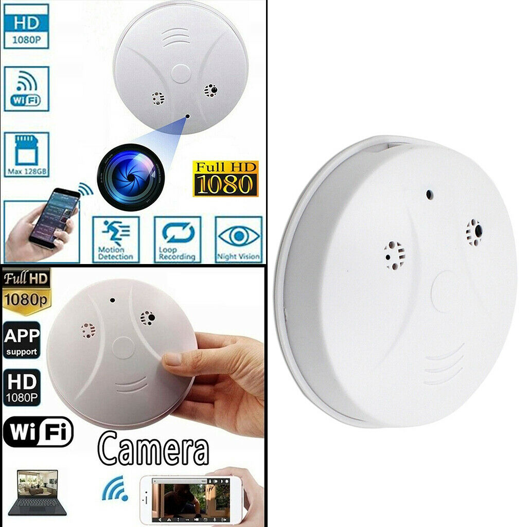 Round Plate Camera Wifi Audio Cam for Nanny Office Security Built-in Battery
