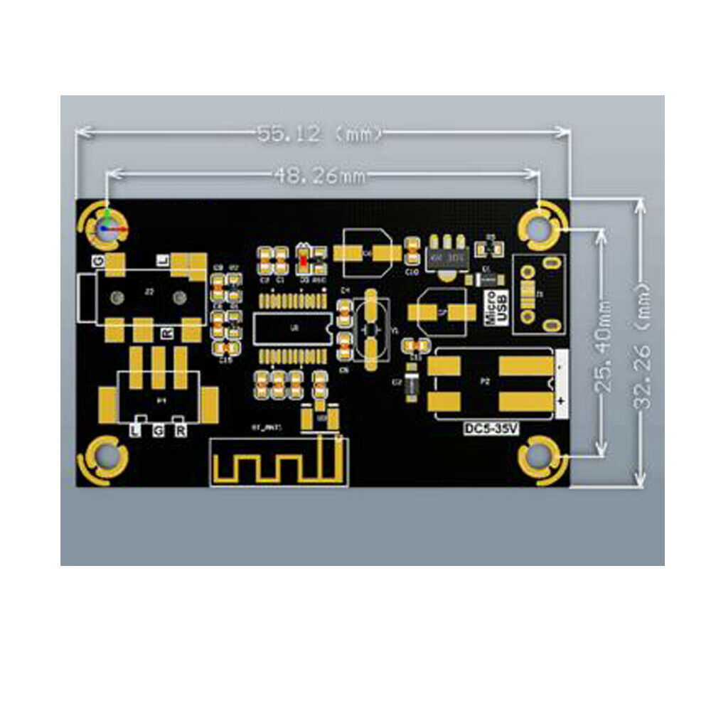 Bluetooth Decoder Board 4.2 DIY Speaker Audio Power Amplifier Receiver Module