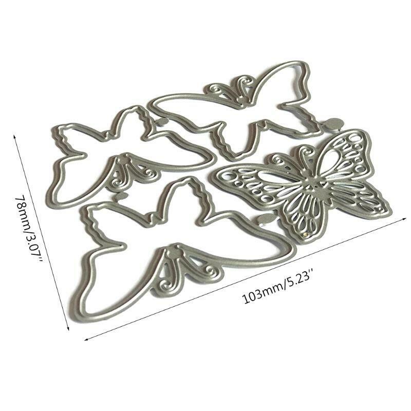 Butterflies Metal Cutting Die Stencil DIY Scrapbooking Album Paper Card Template