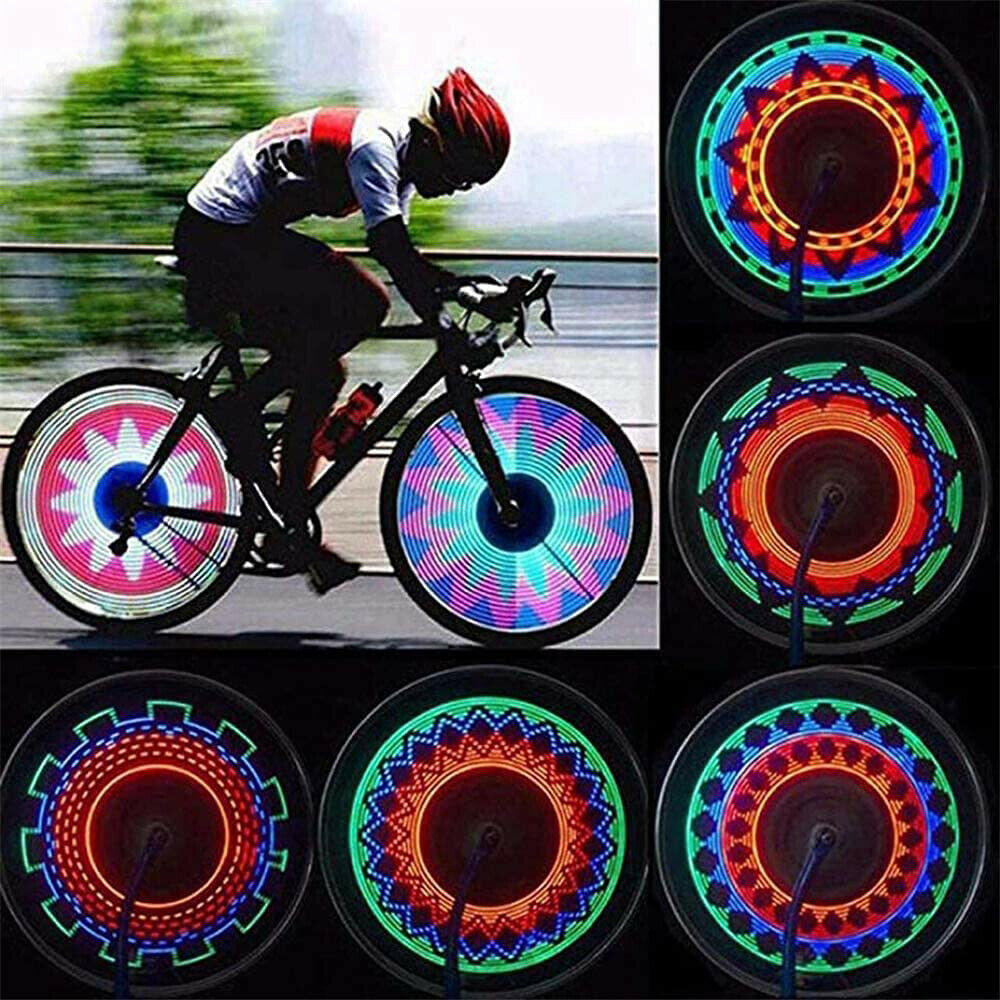 32 LED 32 Modes Bicycle Wheel Signal Tire Spoke Light Bike Lamp Waterproof