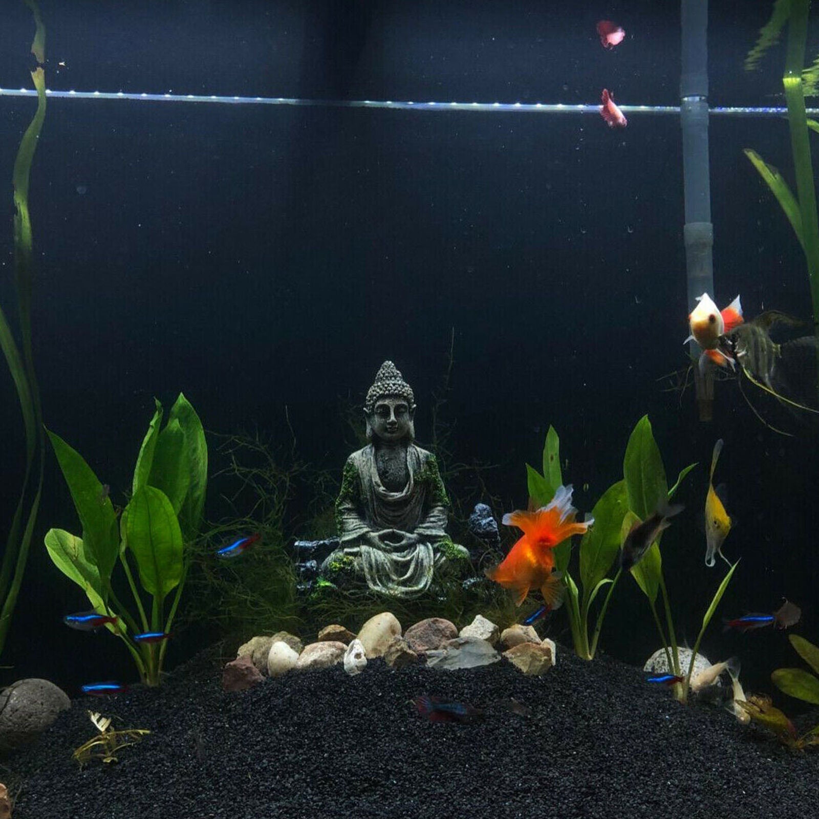 New Aquarium Buddha Statue Sculpture Decorations - Fish Tank Buddha Statue