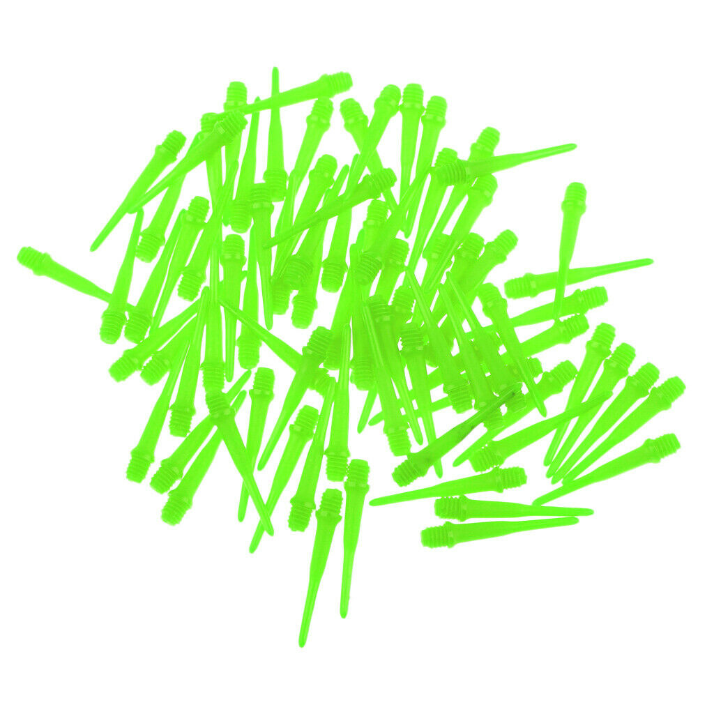 80 Pieces 2BA Soft Tip Points for Soft Tip Darts Electronic Darts Green