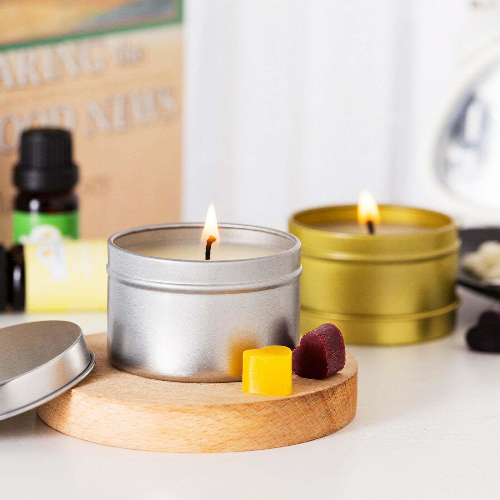 Candle Making Kit Pros DIY Supplies Melting Pot Pouring Pot Tealight Craft