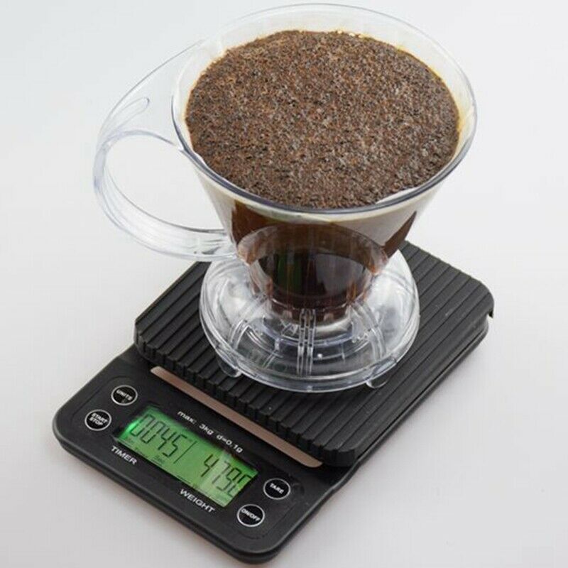 Coffee Scale with Timer, High Accuracy Kitchen Food Scale with Tare Function, H4