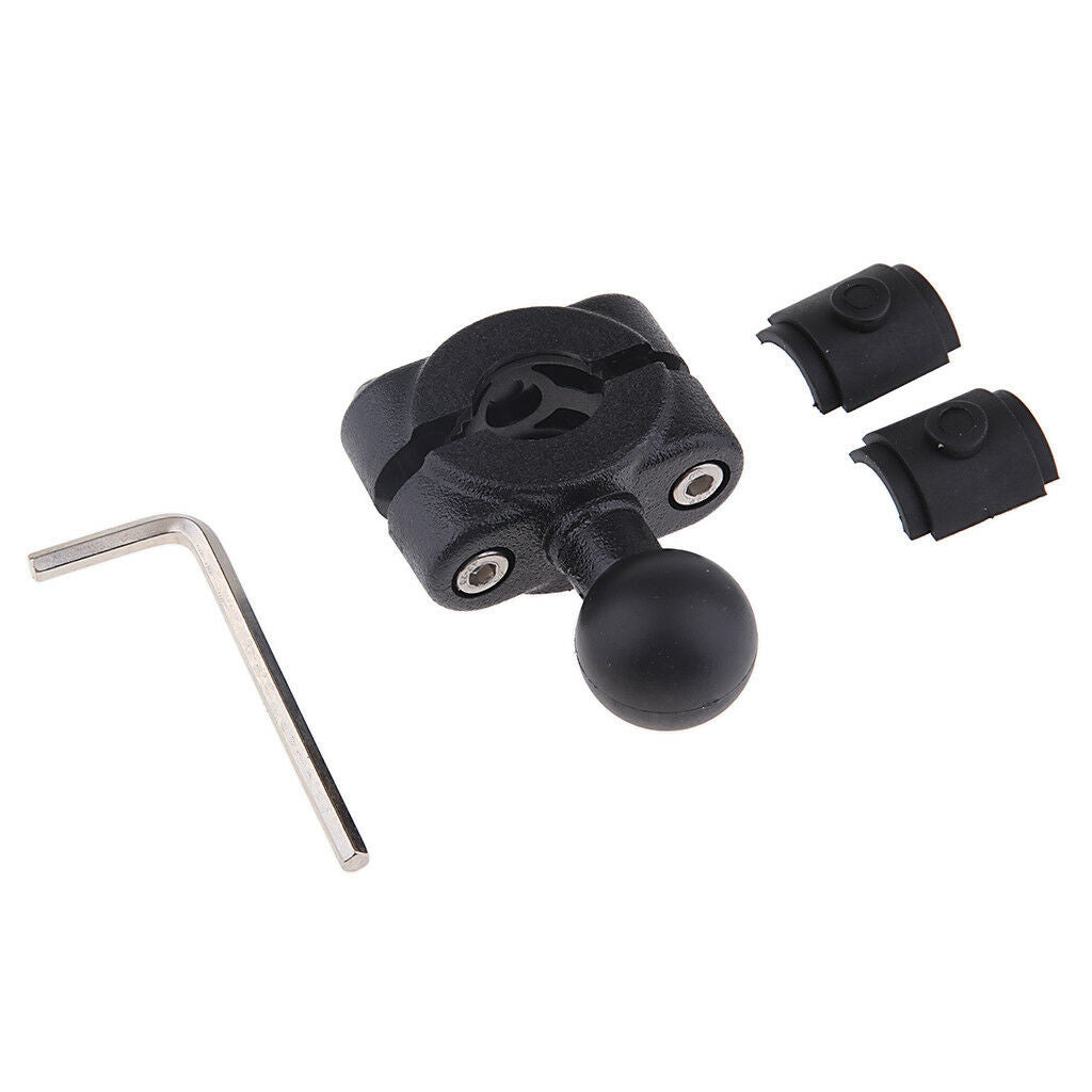 1" Ball (25mm) Adapter Clamp Motorcycle Rear View Mirror Mounts for Phone