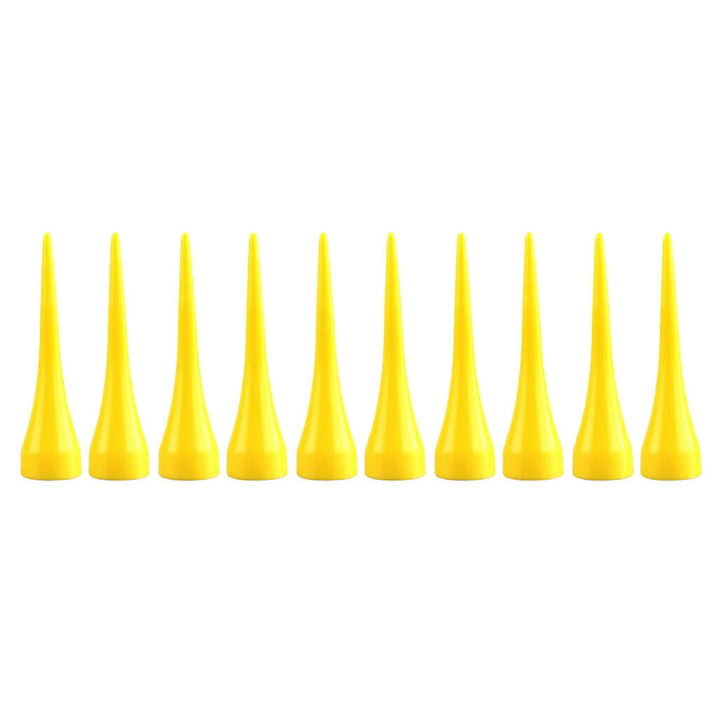 10pcs 54mm / 2 1/8 Inch Golf Tee Tees with Big Head Hitting