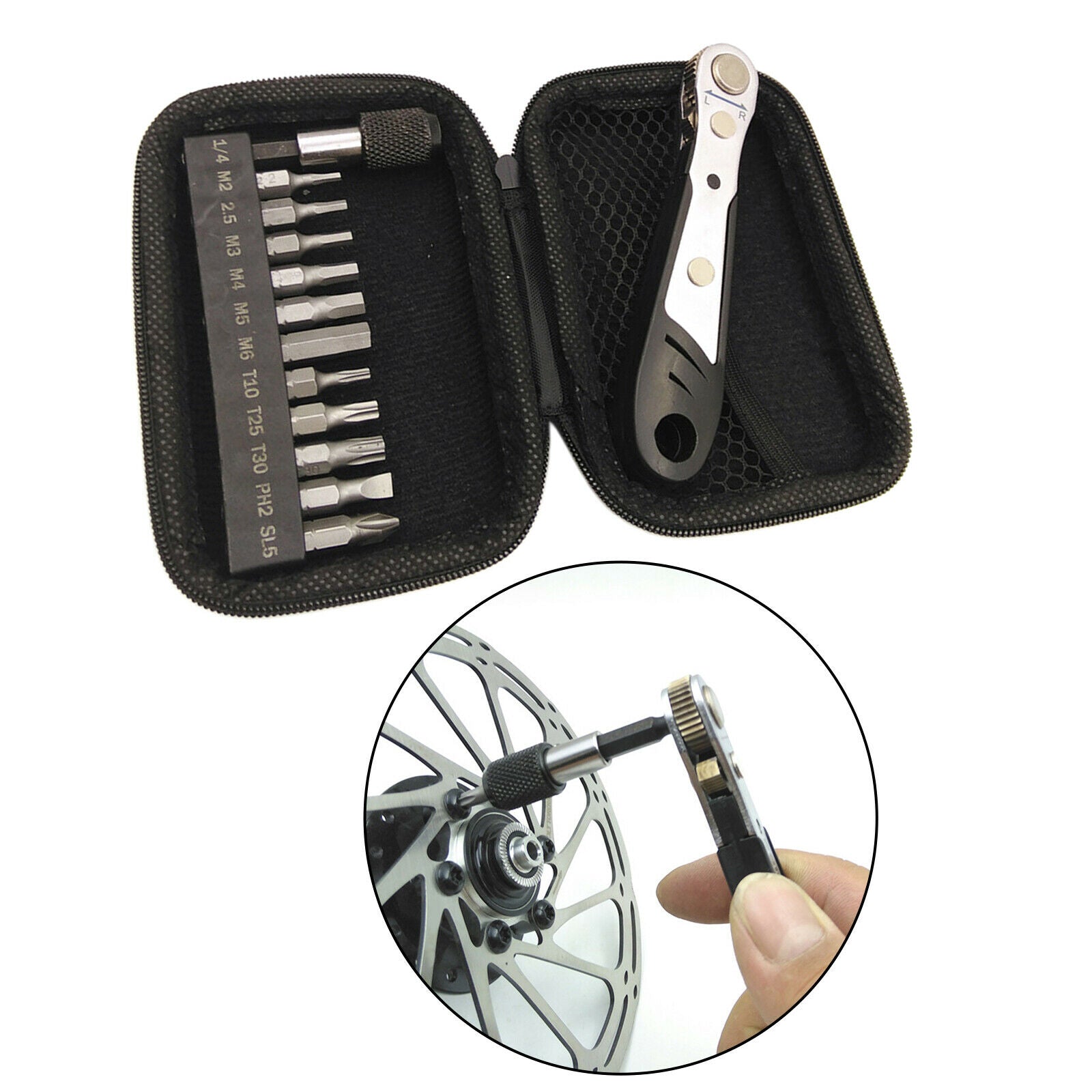 Ratchet Wrench Spanner Bike Repair Tools Ratchet Sleeve Set for Accessories