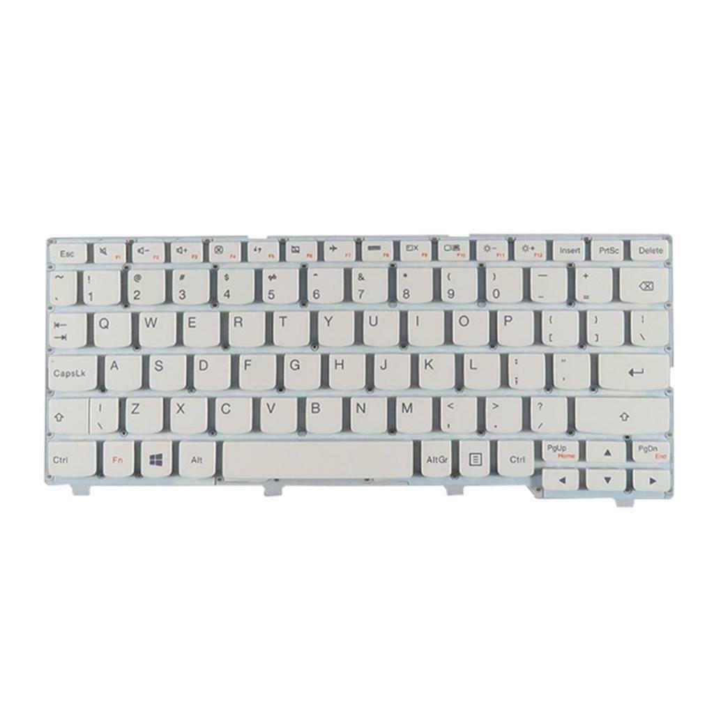 New White Laptop Keyboard FOR Lenovo Ideapad 100S-11IBY US No Frame