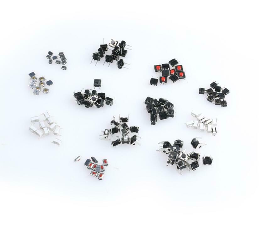 120pcs Mixed switch package Tact switch Micro switch Key switch Toggle Switches