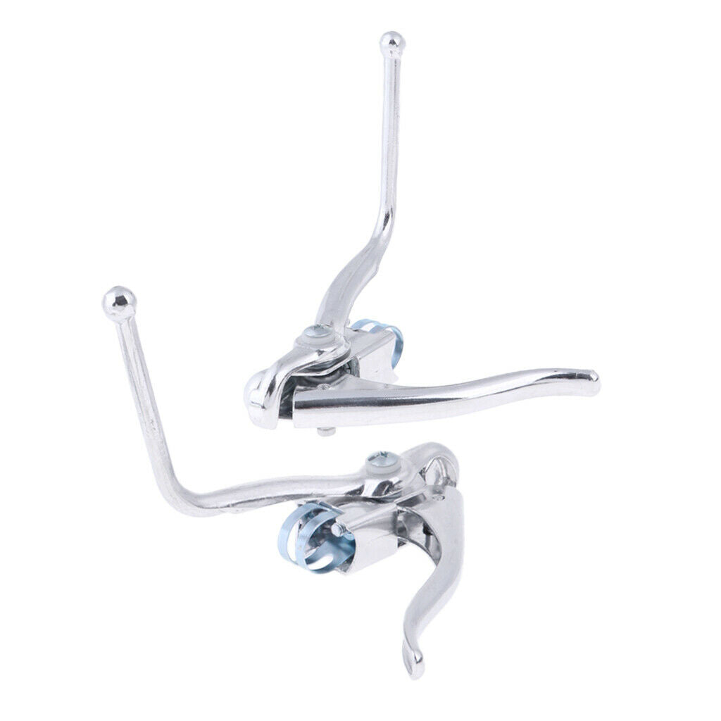 Set of 2 Alloy Road Bike Brake Levers Racing Handlebar Bike Cycle Cycling