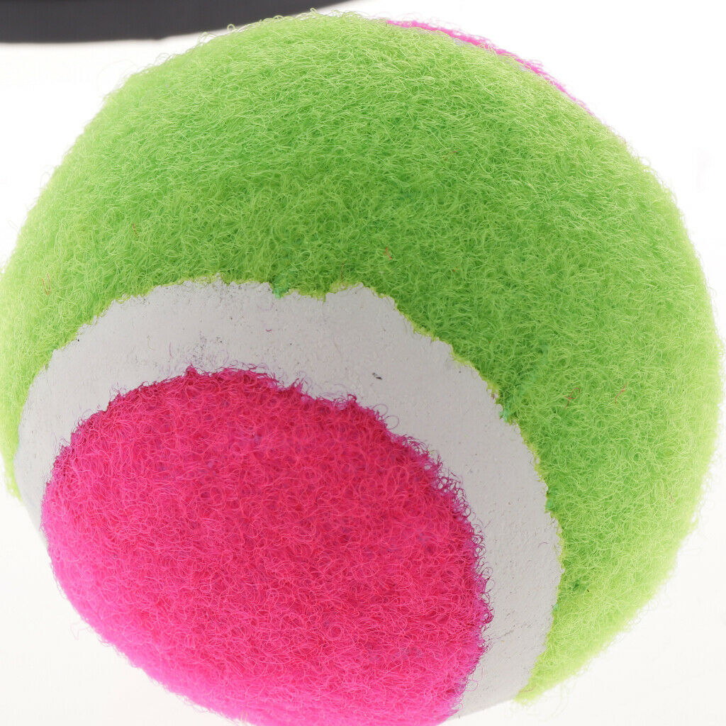 2X Throw Catch Bat Ball Game Sticky Racket Self-Stick Mitts+Elastic Ball Black