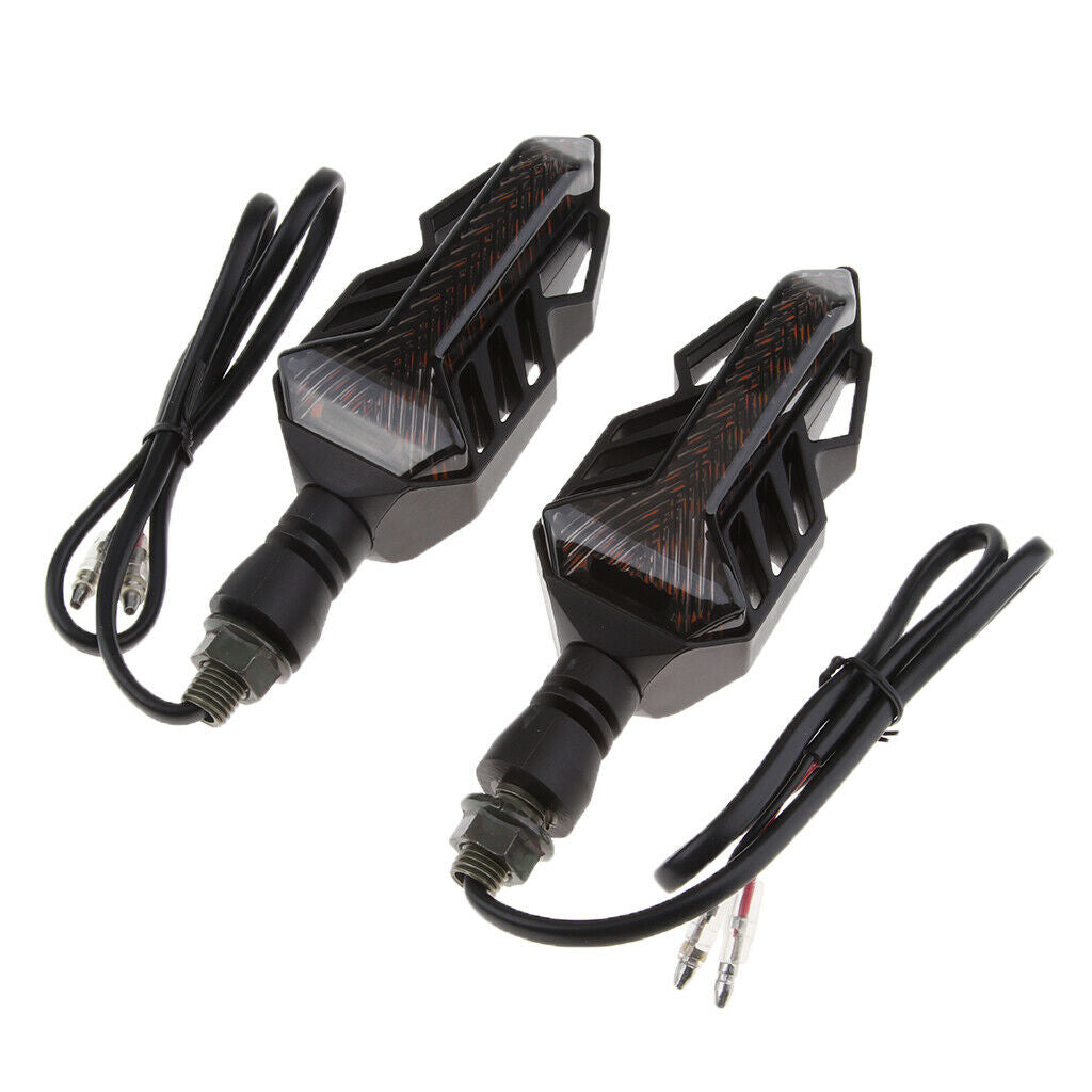 2pcs LED Universal Motorcycle Turning Signal Lamp Flash Light Lamp 12V