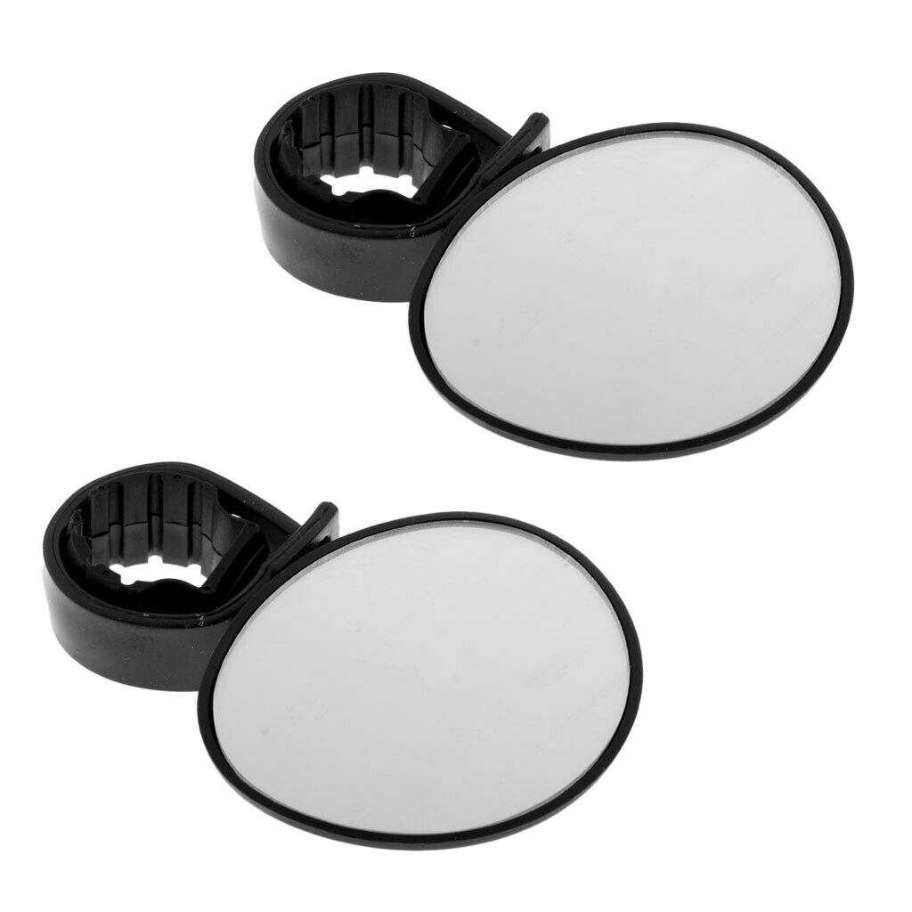 2 Adjustable 360 Degree  Cycling Mountain Road Mirrors For Handlebars