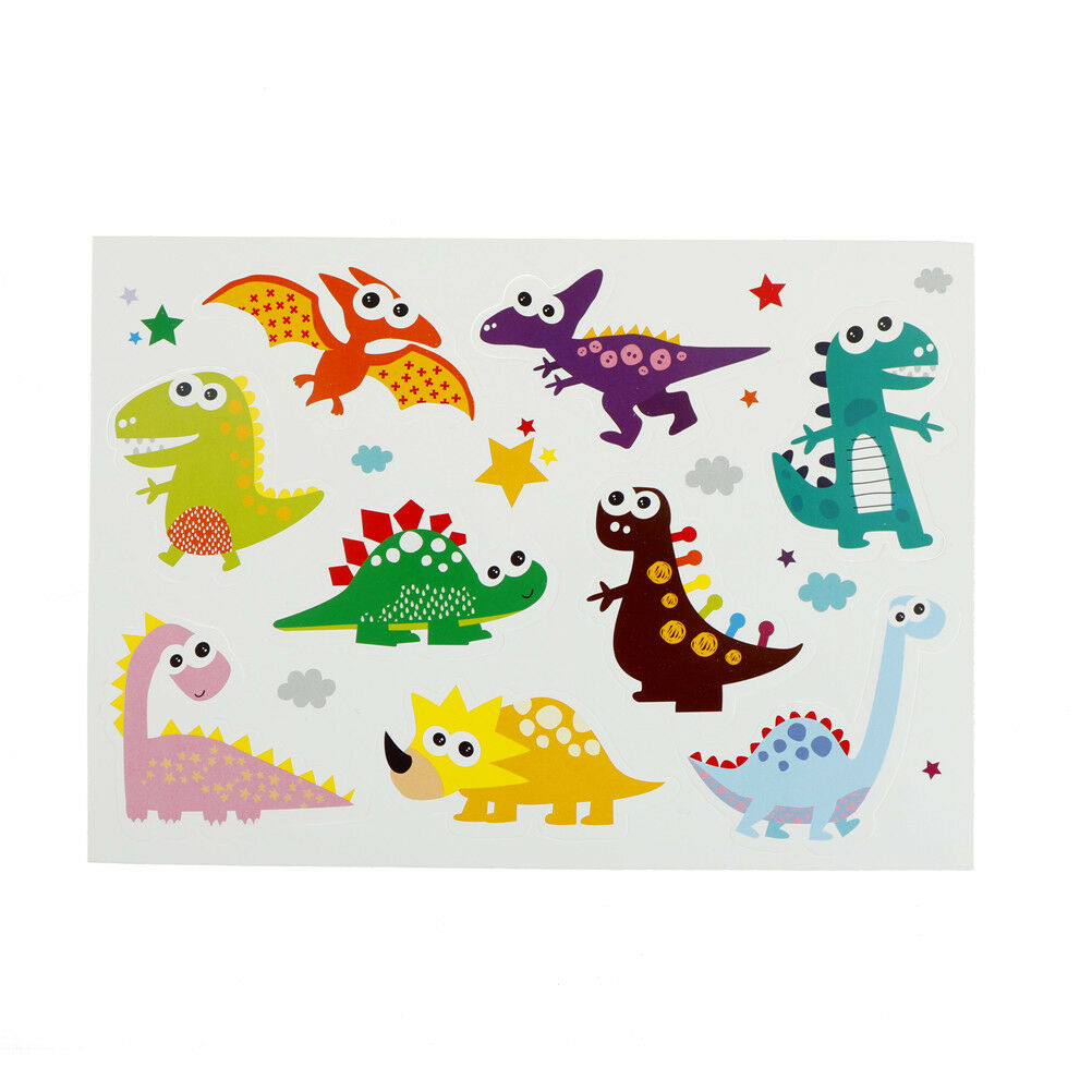 9pcs/set DIY Cake Flag Cartoon Dinosaur Cake Topper Kids Birthday Party D.l8