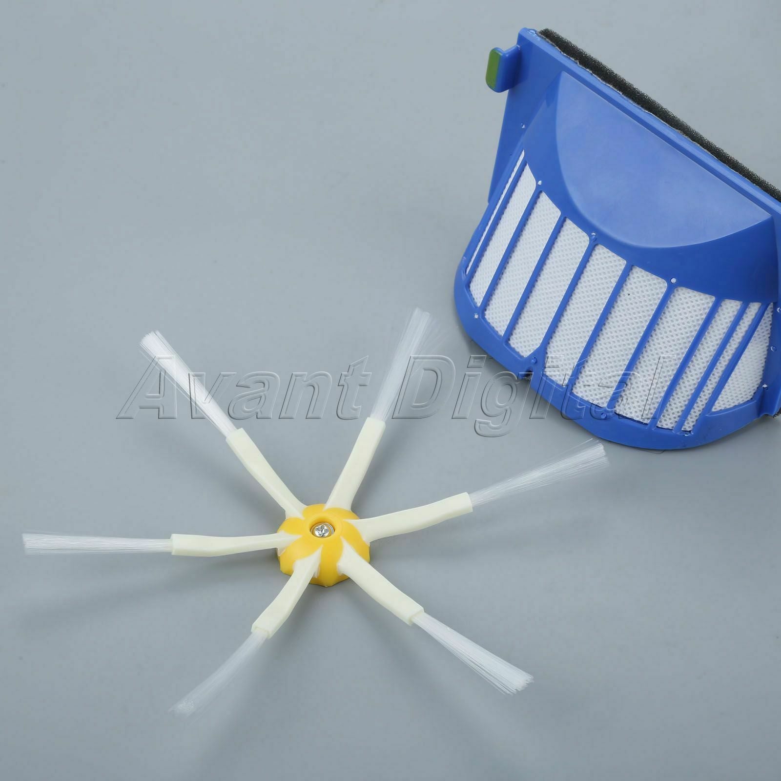 Side Brush 6-armed Filter Set Fit For iRobot Roomba 500 600 Series 620 630 Parts