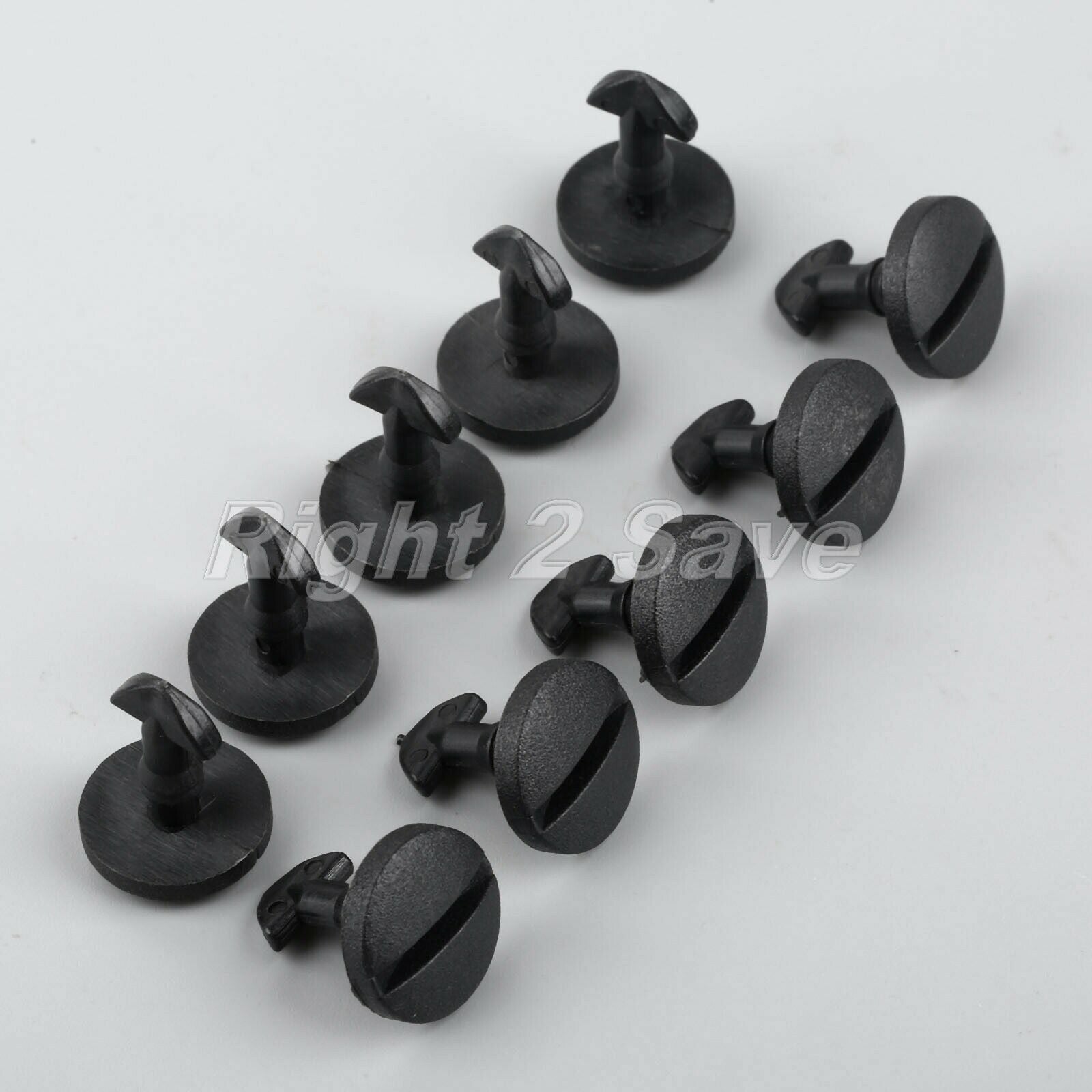 Car 10x Rear Bumper Tow Cover Clips Screws Eye Trim Retainer Fit For RANGE ROVER
