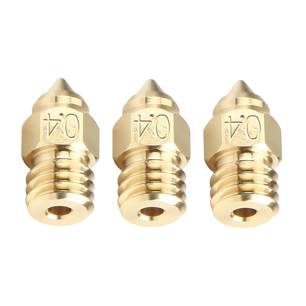 12Pcs Ender 3/CR-6 SE MK Nozzles Extruder Brass Nozzle MK Thread Printer Head
