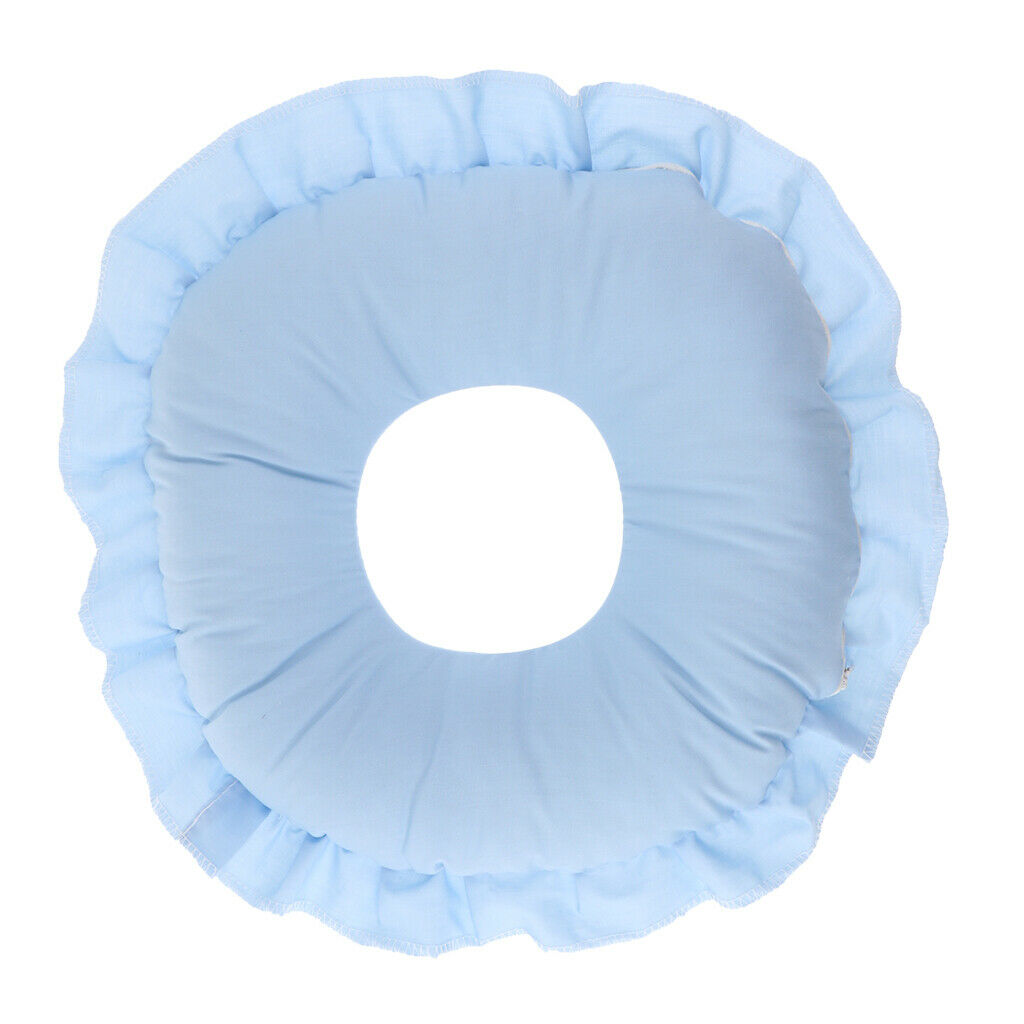 Soft Salon Face Massage Pillow Head Rest SPA Table Cradle Cushion Blue
