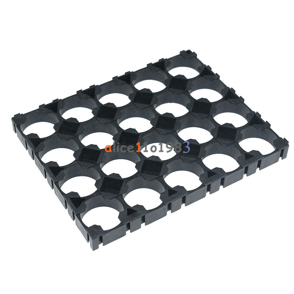 10PC 4x5 Cell 18650 Batteries Spacer Radiating Shell Plastic Heat Holder Bracket