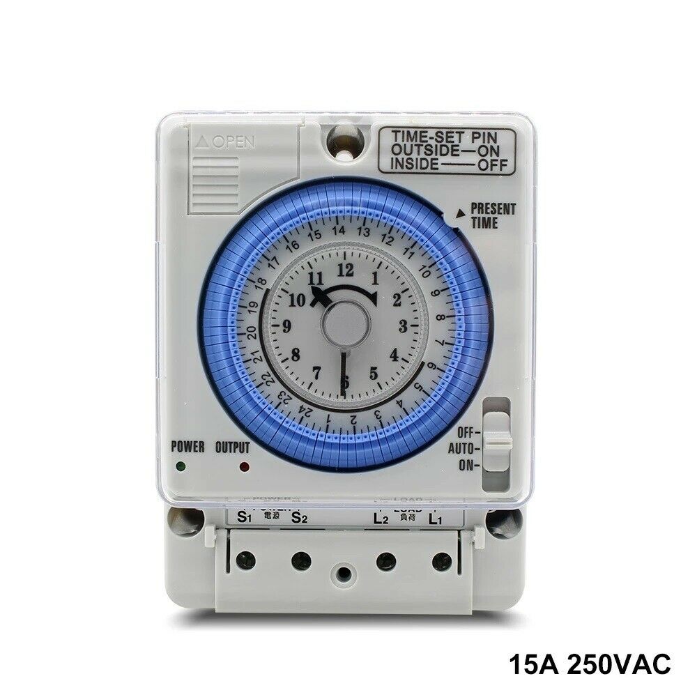 Tb35-N Programmable Din Rail Water Heater Timer Switch Time 100-240V Controller
