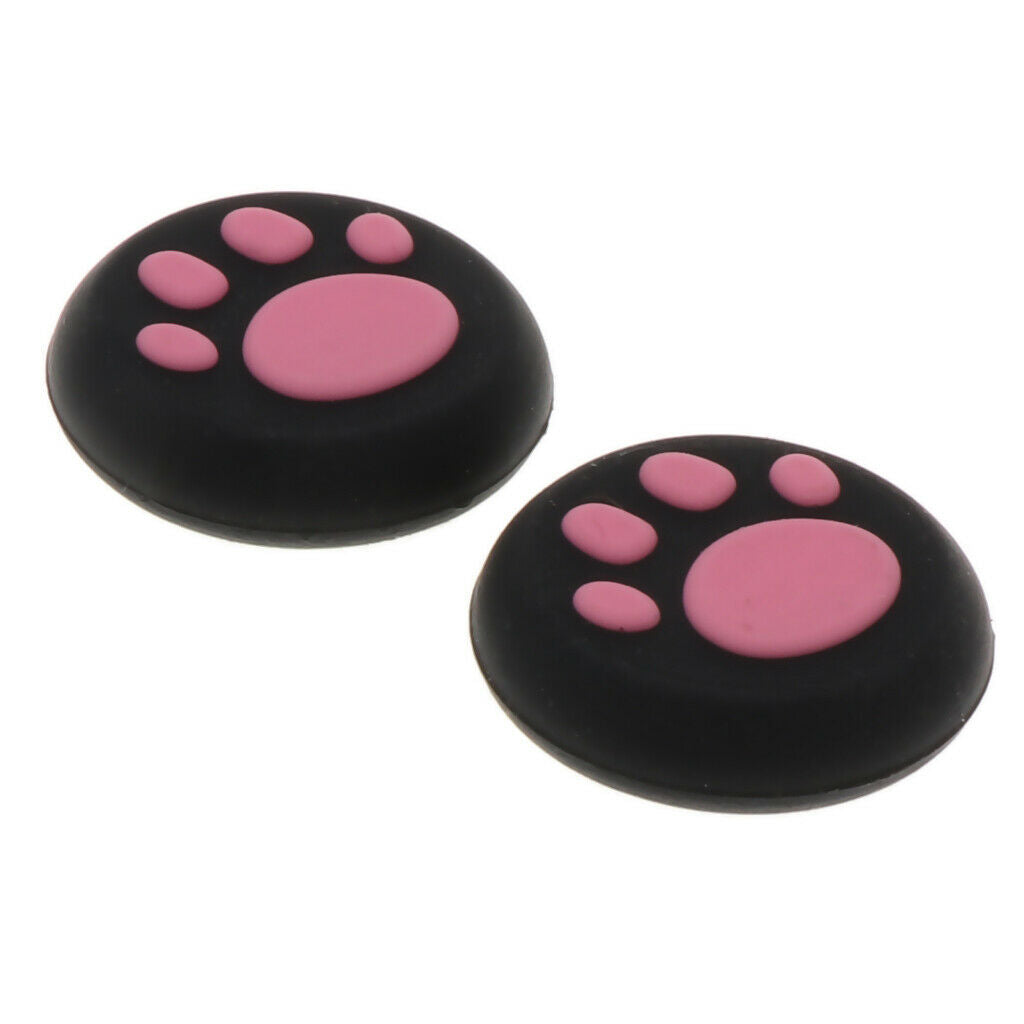 Set of 4 Pink Cartoon Cat Claw Joystick Caps Cover for PSV1000 2000 PS Vita