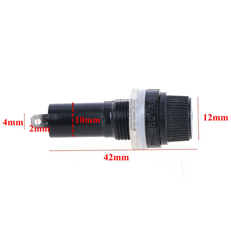 5pcs 6*30mm glass fuse holders 6x30 insurance Panel tube socket fuse hoZ1.l8