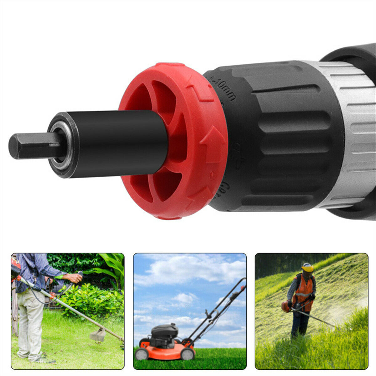 Jump Start Electric Engine Easy Starter Drill Bit Adapter for Troy-Bilt Trimmers