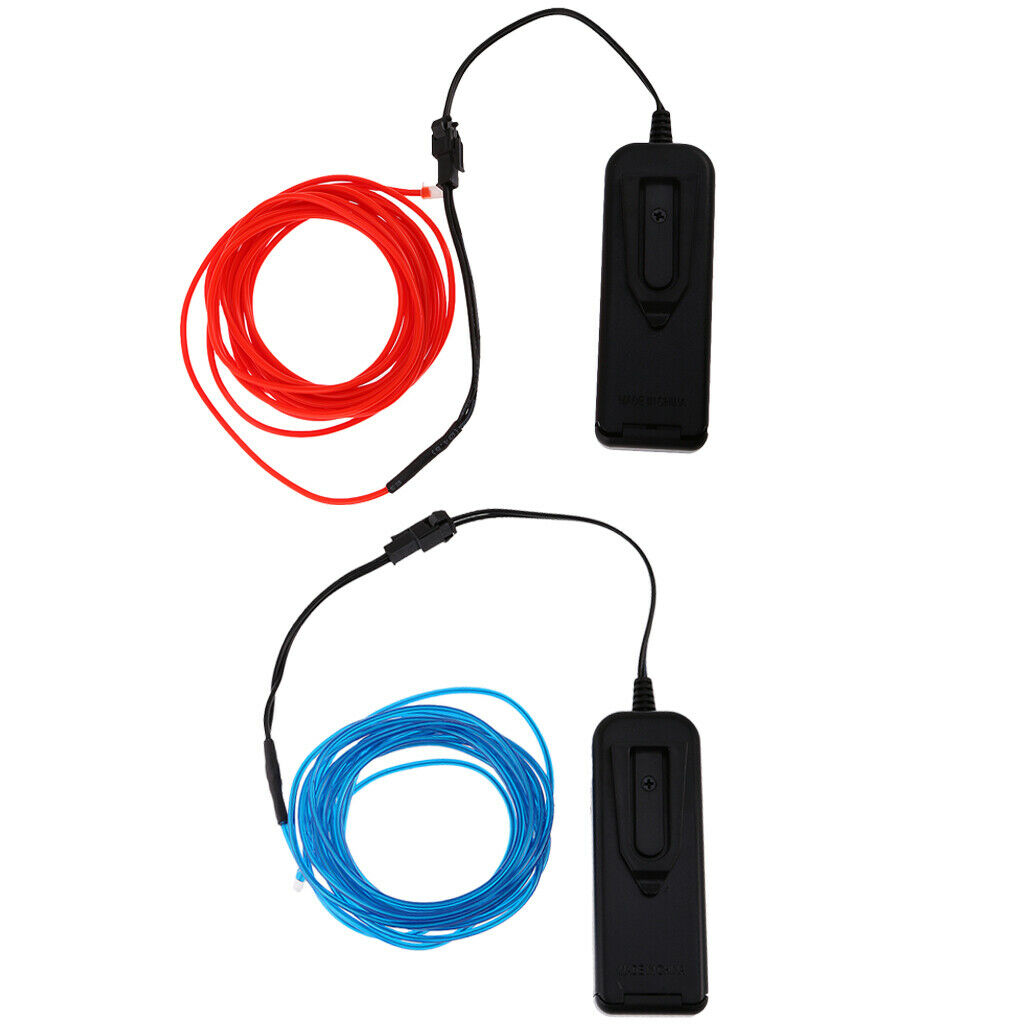 Set Of 2 5M EL Cable Neon String Light Wire Wire LED Light Wire Lighting