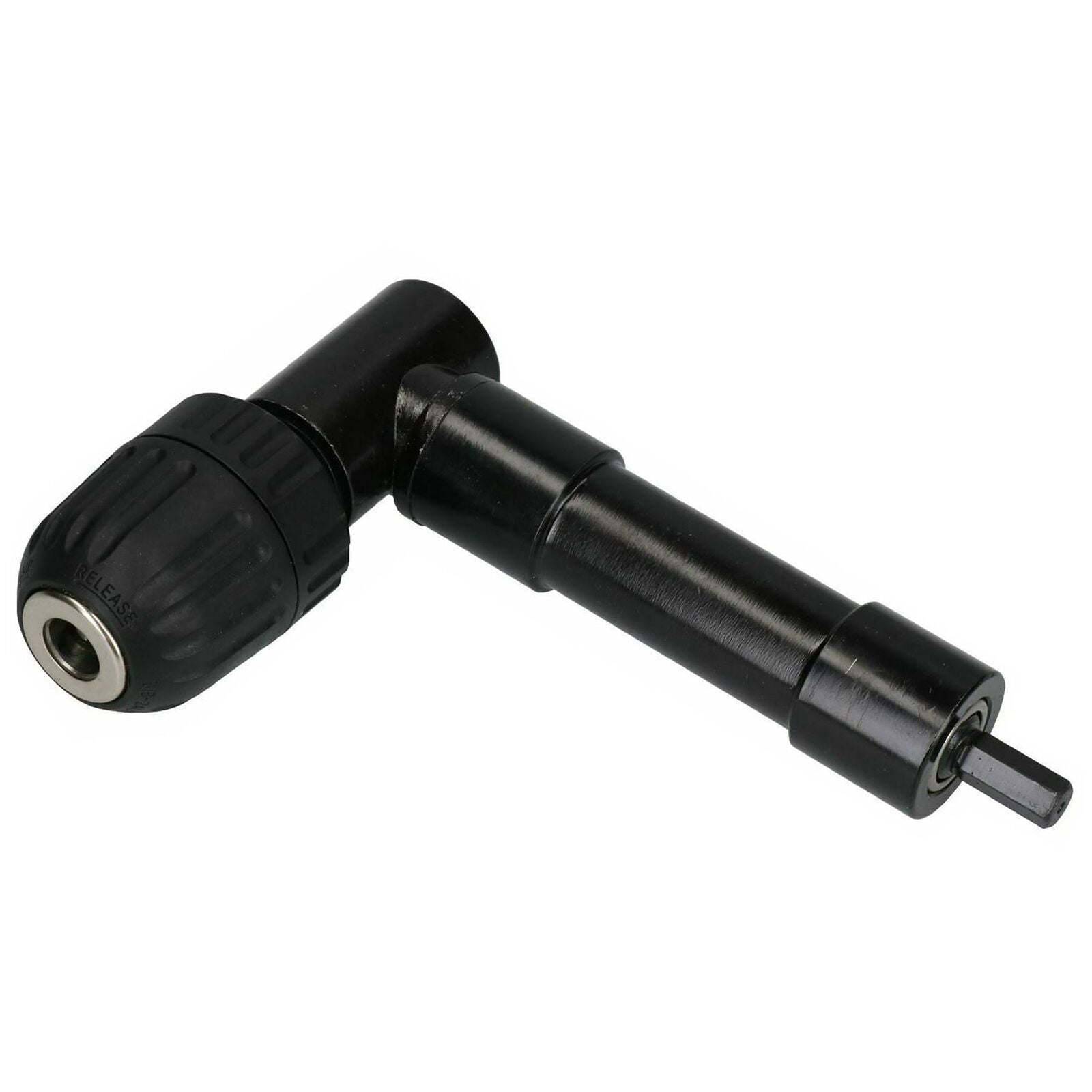 Drill Bit Adapter Right Angle 90Â° Angle Aluminum Metal Keyless Chuck Triple/hex