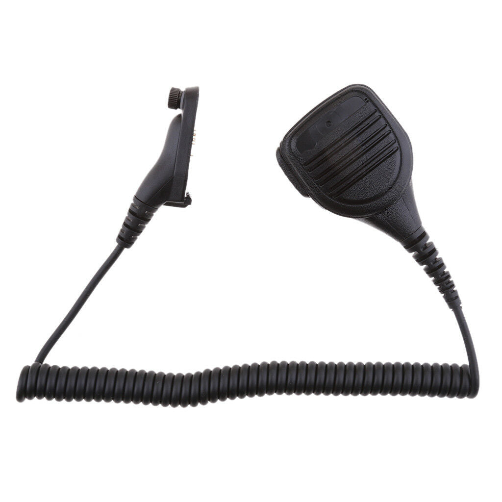 Professional Heavy Duty Shoulder Remote Speaker Mic For   Radio Black