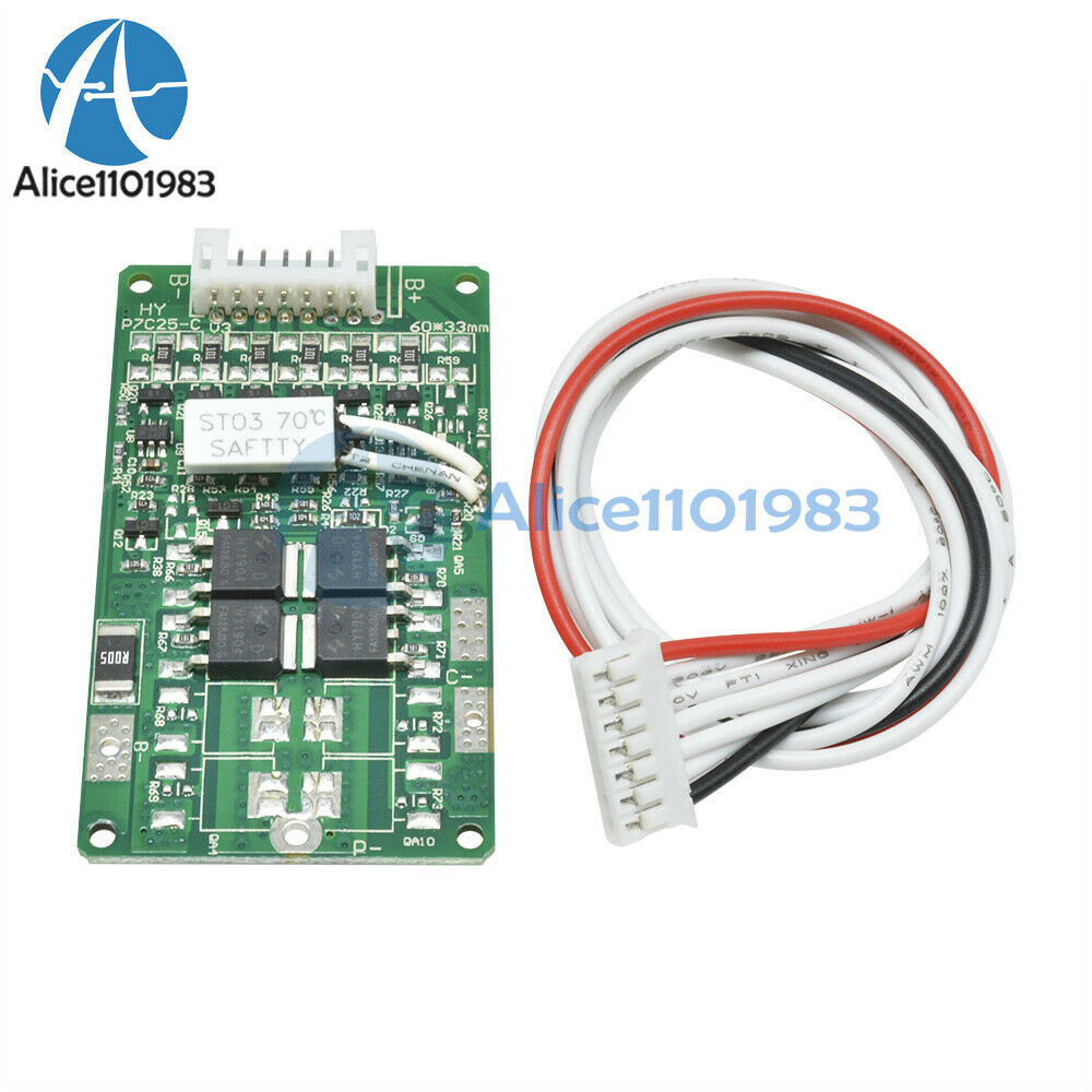 6S 10A 24V Li-ion Lithium 18650 Battery BMS PCB Protection Board Module Balance