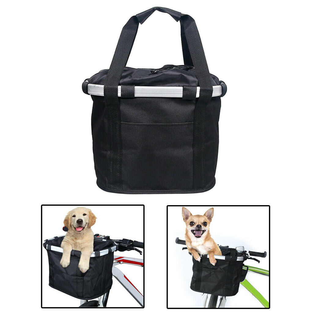 Bike Front Basket Bicycle Storage Basket Easy Install Waterproof Riding