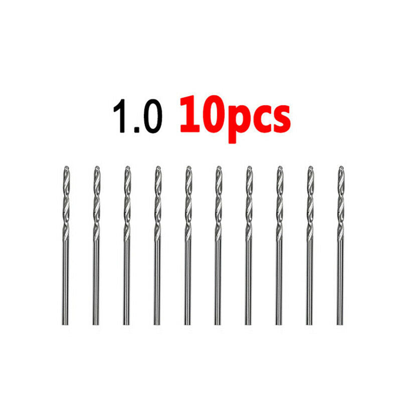 40 Pcs Mini Drill Hss Bit 0.6Mm-2.0Mm Straight Shank Pcb Twist Drill Bits Set G7