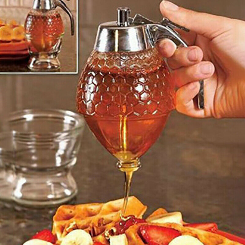 Honey Dispenser / Syrup Dispenser，Includes Counter Top Storage StandJCDD