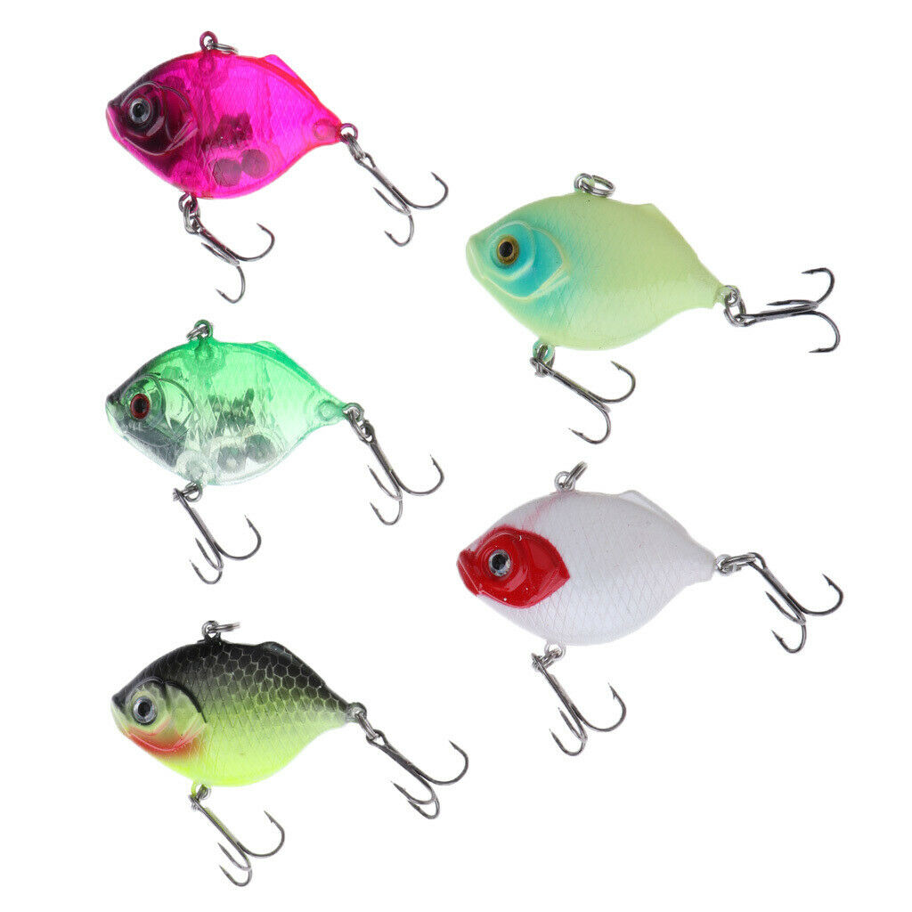 Artificial Fish Slow Sinking Diving/Floating Lures With Two Rotation Hooks