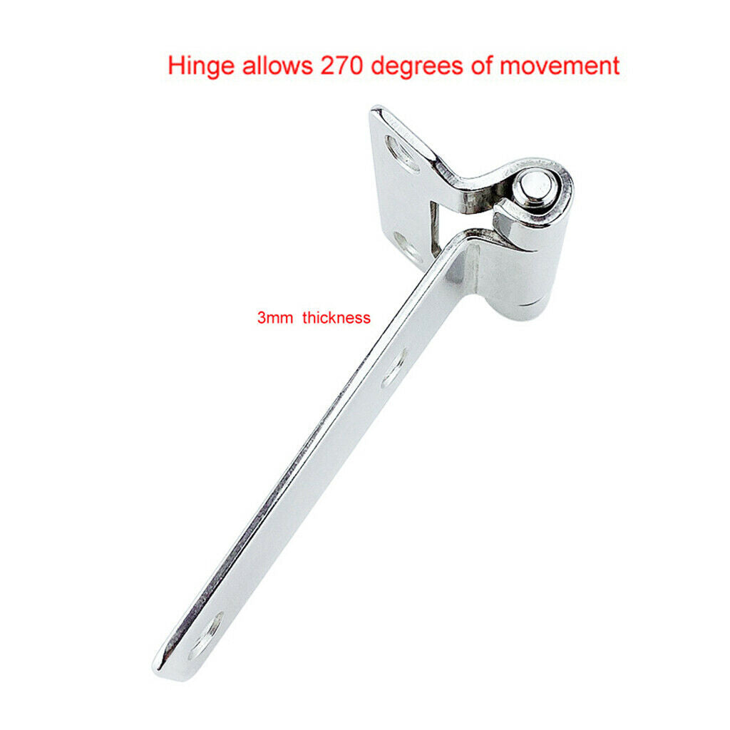 Polished T Hinge Stainless Steel Door Hinges Hardware Door 4.5mm Thickness