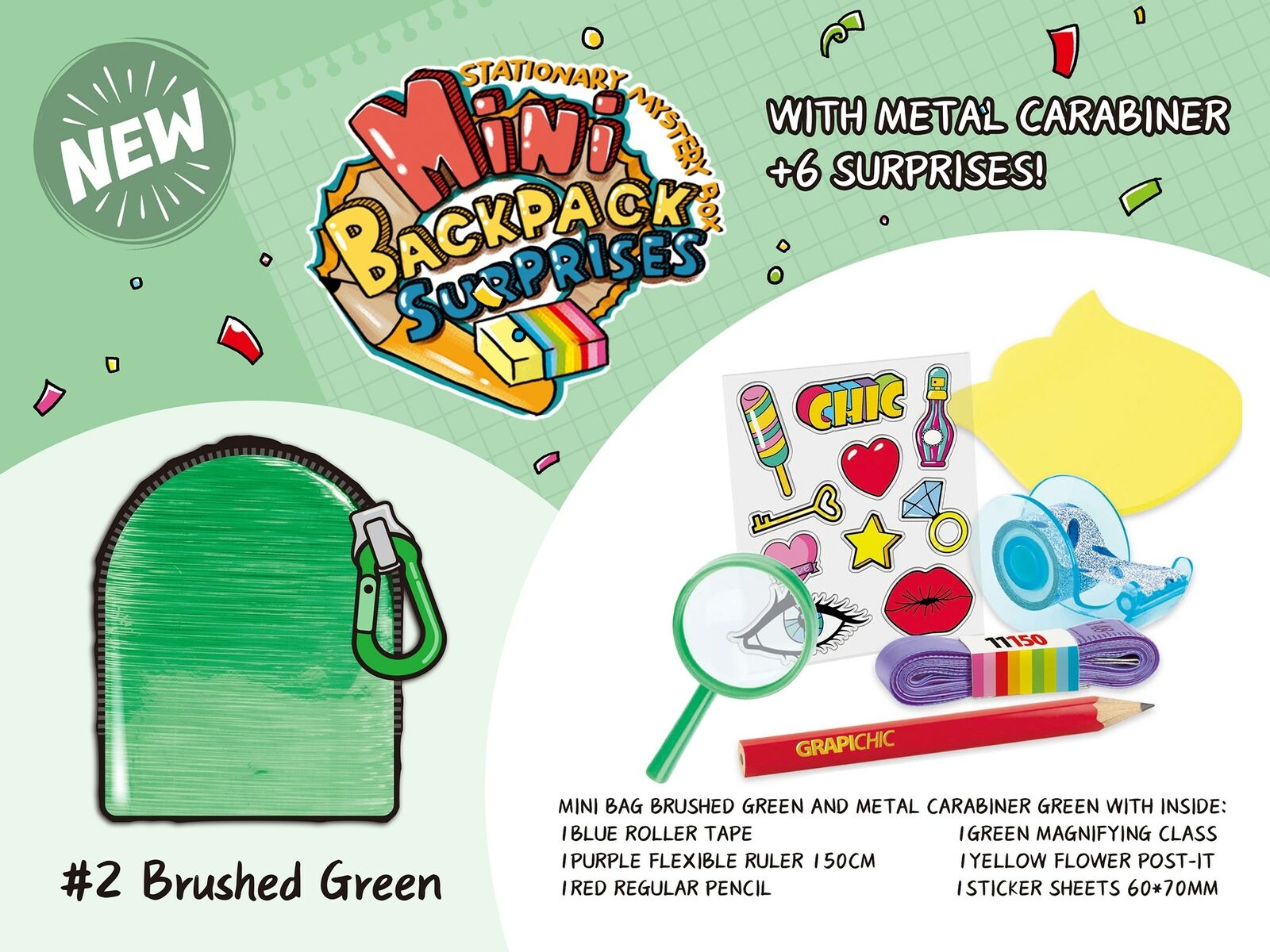 Real For Littles Mini Micro Backpack Collectable Stationery Surprises CA