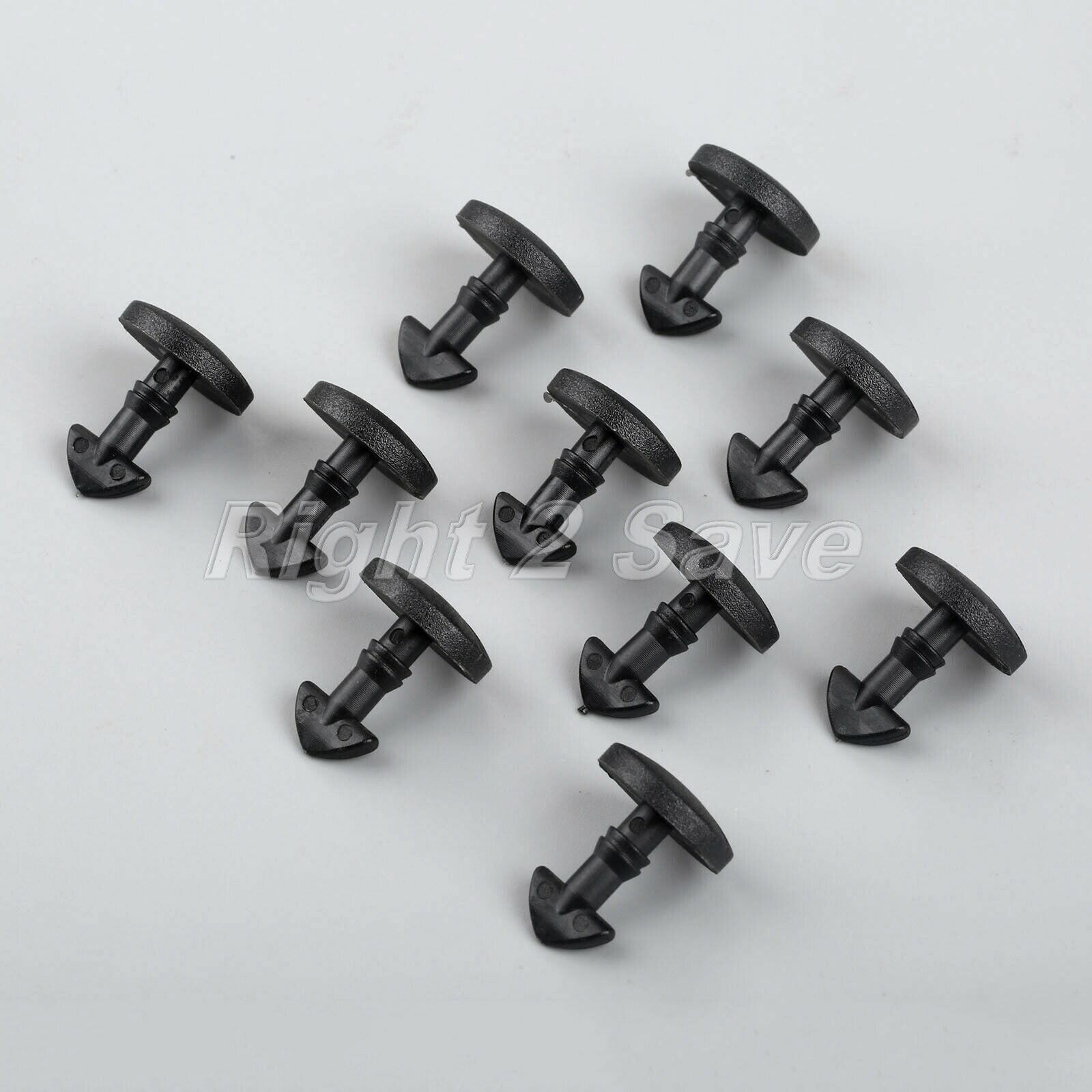 Car 10x Rear Bumper Tow Cover Clips Screws Eye Trim Retainer Fit For RANGE ROVER