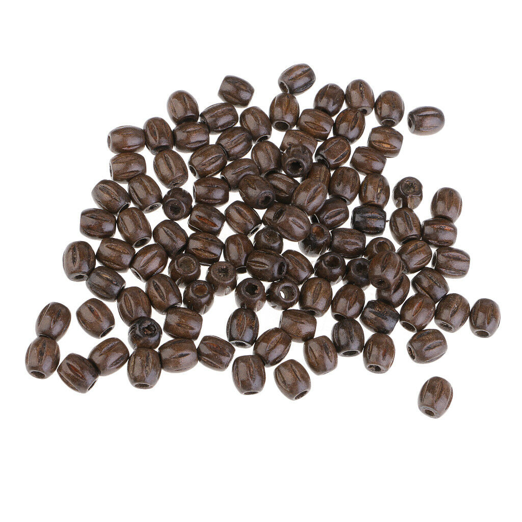 100pc Wooden beads watermelon loose Spacer beads Jewelry Charms Making Craft