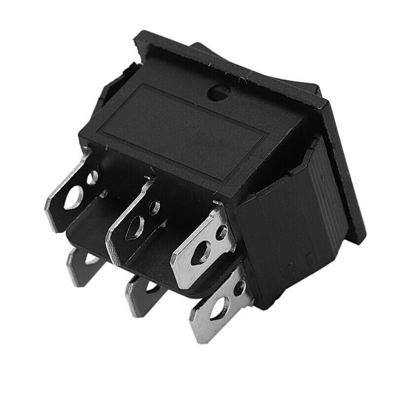 6-Terminals 3 Position ON/OFF/ON DPDT Boat Rocker Switch 16A 250VAC 20A 125VACV4