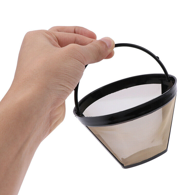 Multifunction Washable Handle Coffee Filter Reusable Coffee Filter Cone-Style