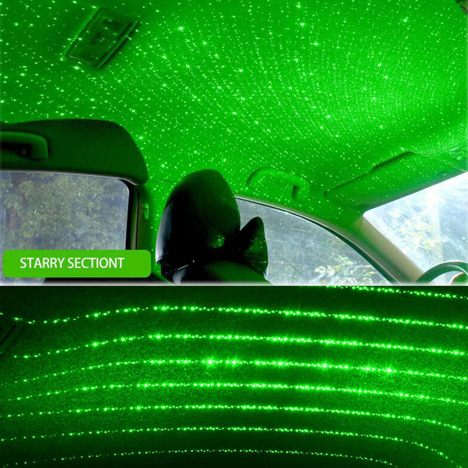 USB Car Roof Light Romantic Night Light Atmosphere Lamp Wedding&Birthday Party